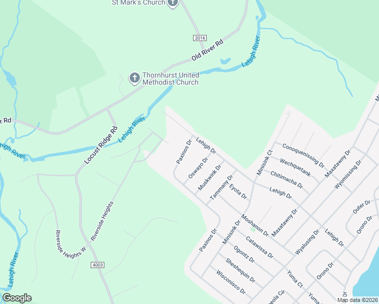 map of restaurants, bars, coffee shops, grocery stores, and more near 115 Paxinos Drive in Monroe County