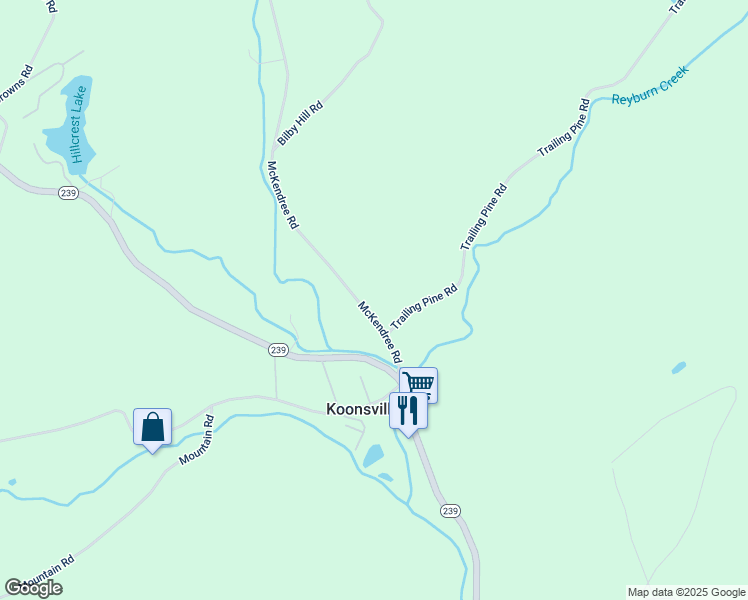 map of restaurants, bars, coffee shops, grocery stores, and more near 51 McKendree Rd in Shickshinny