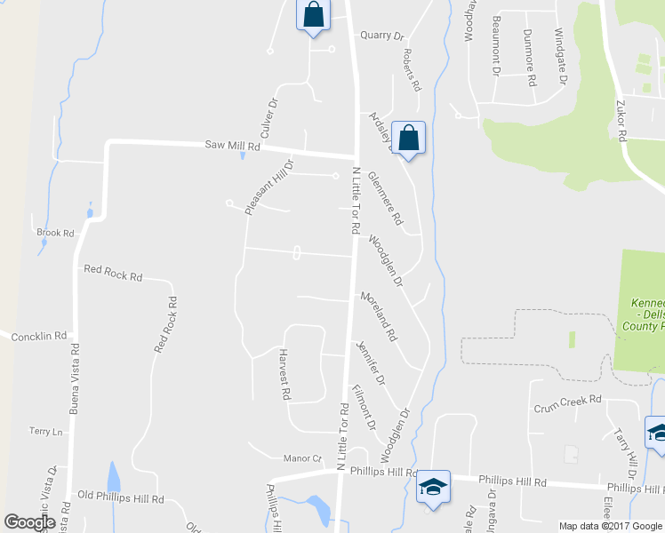 map of restaurants, bars, coffee shops, grocery stores, and more near 3 Tor Terrace in New City