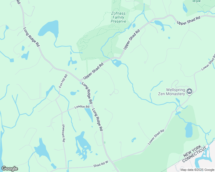 map of restaurants, bars, coffee shops, grocery stores, and more near 17 Miller Road in Pound Ridge