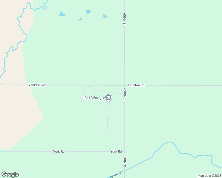 map of restaurants, bars, coffee shops, grocery stores, and more near 64919 Yankton Road in Villisca