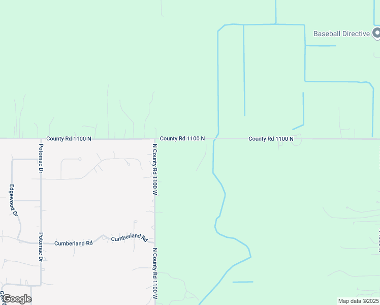 map of restaurants, bars, coffee shops, grocery stores, and more near 10653 County Road 1100 North in De Motte