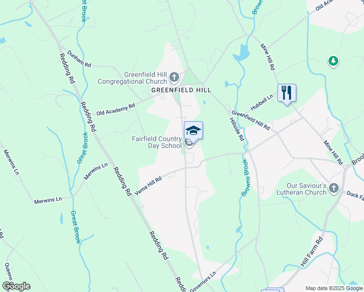 map of restaurants, bars, coffee shops, grocery stores, and more near 3015 Bronson Road in Fairfield