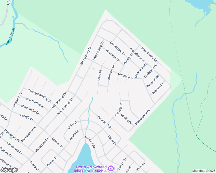 map of restaurants, bars, coffee shops, grocery stores, and more near 26200100 Arapaho Drive in Monroe County
