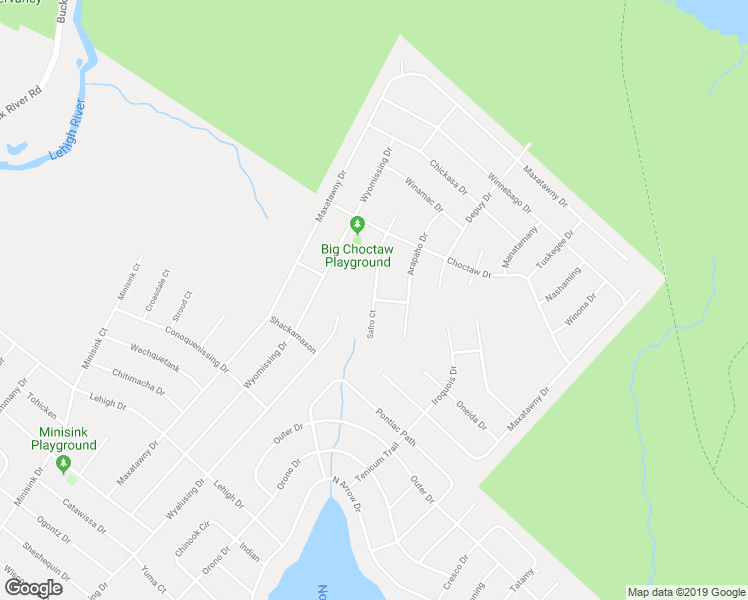 map of restaurants, bars, coffee shops, grocery stores, and more near Safro Court in Monroe County