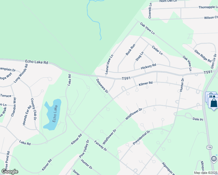 map of restaurants, bars, coffee shops, grocery stores, and more near 316 Panther Road in Monroe County