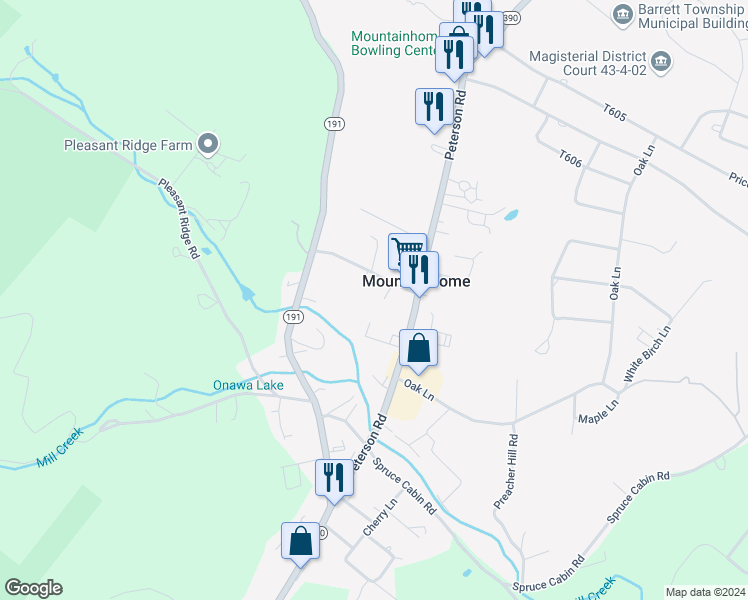 map of restaurants, bars, coffee shops, grocery stores, and more near 511 Fox Lane in Cresco