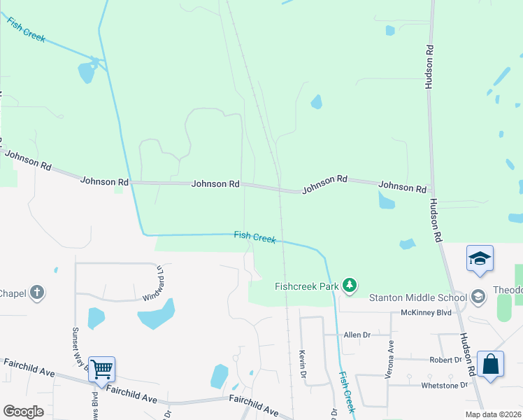 map of restaurants, bars, coffee shops, grocery stores, and more near 474 Johnson Road in Kent
