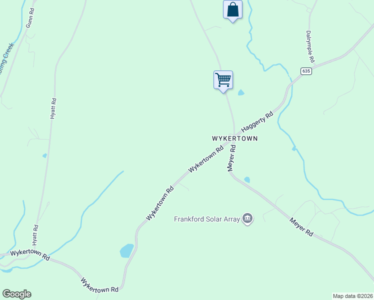 map of restaurants, bars, coffee shops, grocery stores, and more near 172 Wykertown Road in Branchville