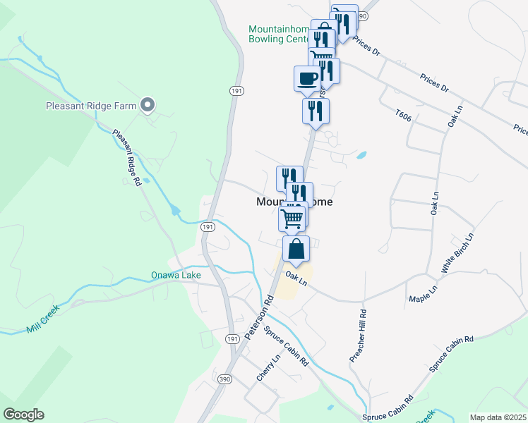 map of restaurants, bars, coffee shops, grocery stores, and more near 511 Fox Lane in Cresco