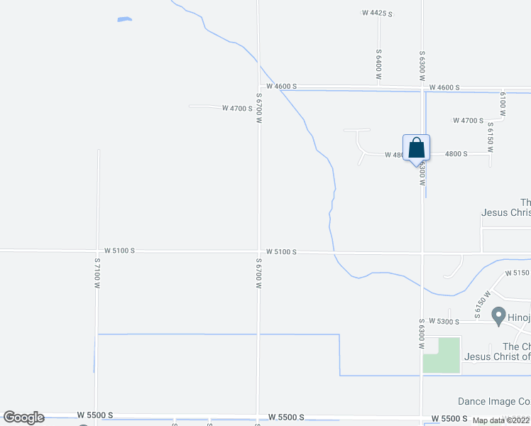 map of restaurants, bars, coffee shops, grocery stores, and more near 5008 South 6700 West in Hooper