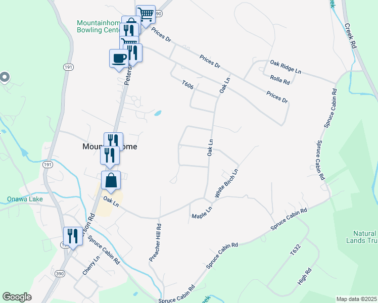 map of restaurants, bars, coffee shops, grocery stores, and more near 7419 West Dogwood Lane in Cresco
