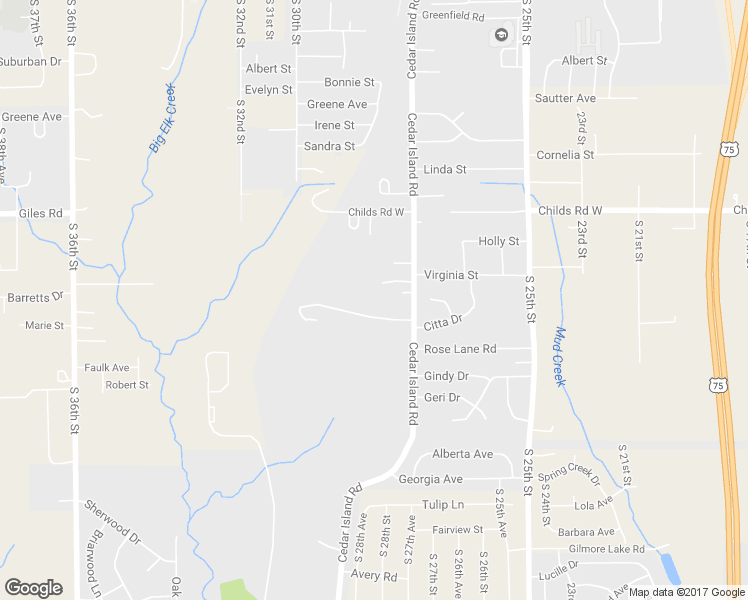 map of restaurants, bars, coffee shops, grocery stores, and more near 8602 Cedar Island Road in Bellevue