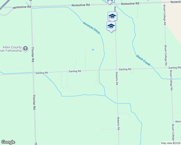 map of restaurants, bars, coffee shops, grocery stores, and more near 16830 Darling Road in Woodburn