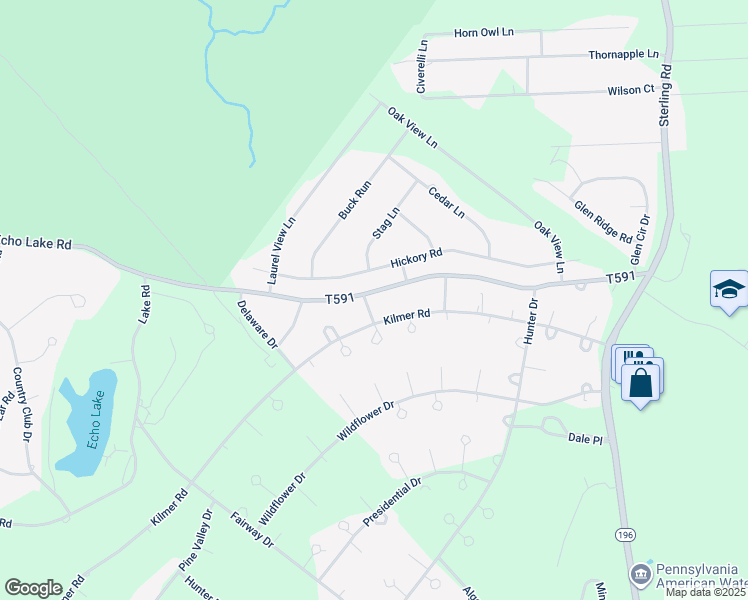 map of restaurants, bars, coffee shops, grocery stores, and more near 1205 Monroe Road in Monroe County
