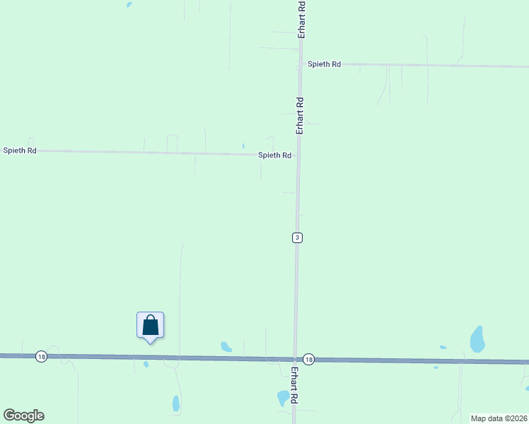 map of restaurants, bars, coffee shops, grocery stores, and more near 3596 Erhart Road in Litchfield