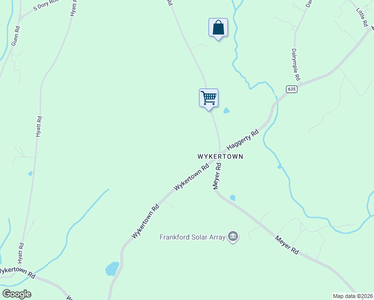 map of restaurants, bars, coffee shops, grocery stores, and more near 172 Wykertown Road in Branchville