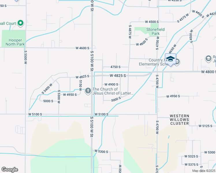 map of restaurants, bars, coffee shops, grocery stores, and more near 5011 West 4900 South in Hooper
