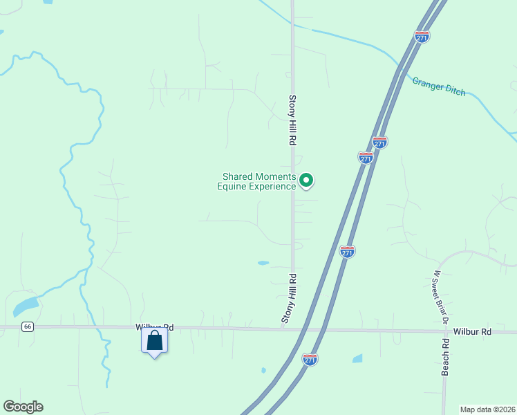 map of restaurants, bars, coffee shops, grocery stores, and more near 2233 Olde Stone Drive in Medina