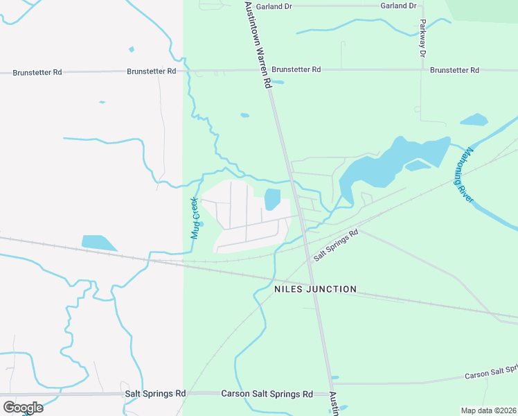 map of restaurants, bars, coffee shops, grocery stores, and more near 511 Cottage Pines Drive Southwest in Warren