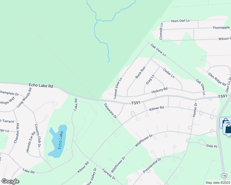 map of restaurants, bars, coffee shops, grocery stores, and more near 2719 Laurel View Lane in Monroe County