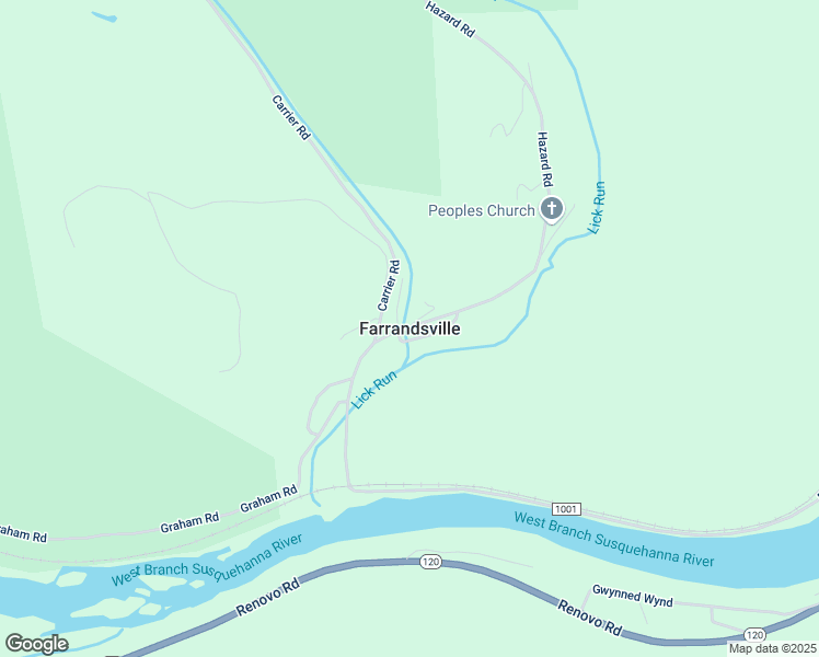 map of restaurants, bars, coffee shops, grocery stores, and more near in Farrandsville