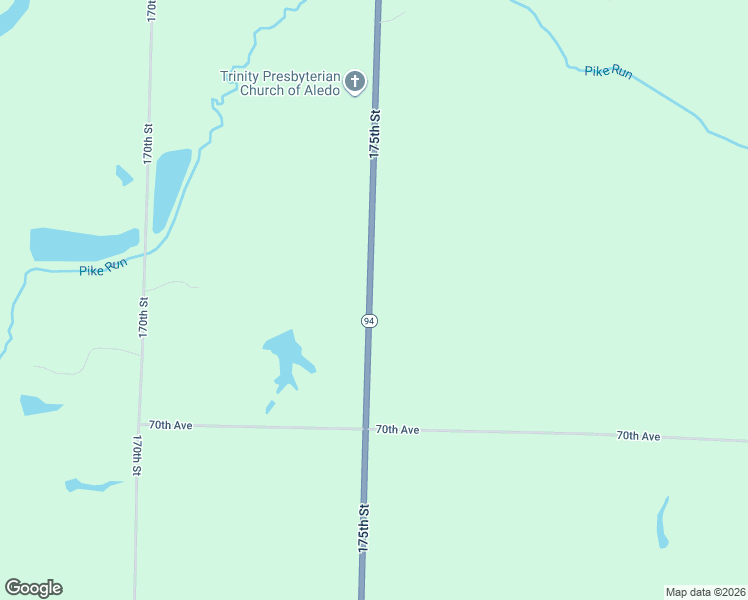 map of restaurants, bars, coffee shops, grocery stores, and more near 756 175th Street in Aledo