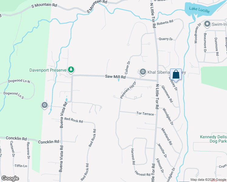 map of restaurants, bars, coffee shops, grocery stores, and more near 6 Waverly Court in New City