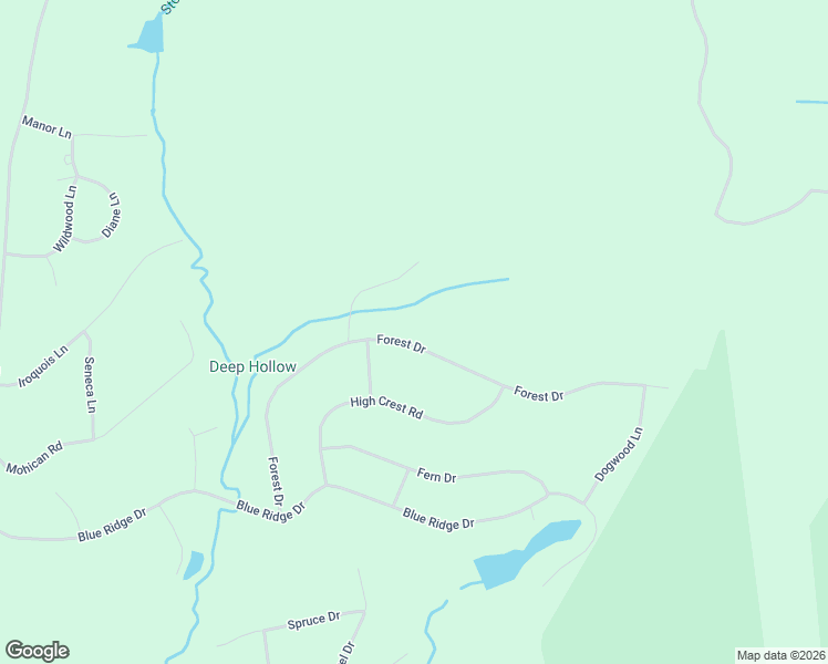 map of restaurants, bars, coffee shops, grocery stores, and more near 239 Forest Drive in Monroe County