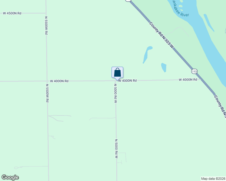 map of restaurants, bars, coffee shops, grocery stores, and more near 3904 North 5000 Road West in Kankakee