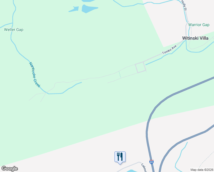 map of restaurants, bars, coffee shops, grocery stores, and more near 68 Pearson Street in Luzerne