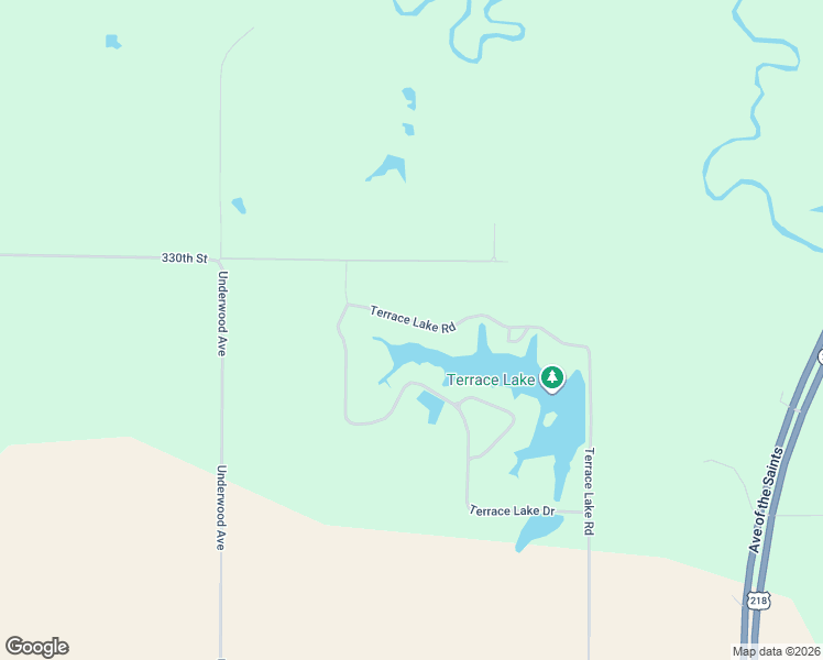 map of restaurants, bars, coffee shops, grocery stores, and more near Terrace Lake Road in Crawfordsville
