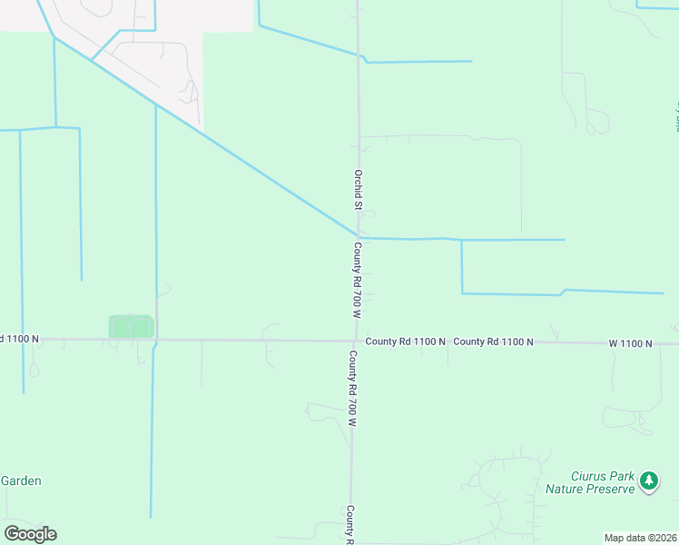 map of restaurants, bars, coffee shops, grocery stores, and more near 11111 County Road 700 West in De Motte