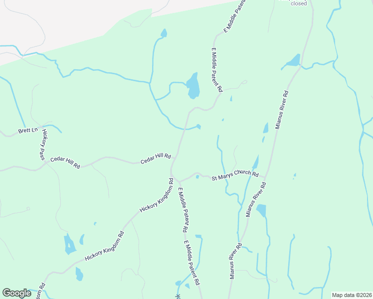 map of restaurants, bars, coffee shops, grocery stores, and more near 214 East Middle Patent Road in Bedford