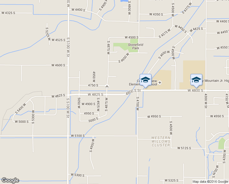 map of restaurants, bars, coffee shops, grocery stores, and more near 4836 West 4825 South in Hooper