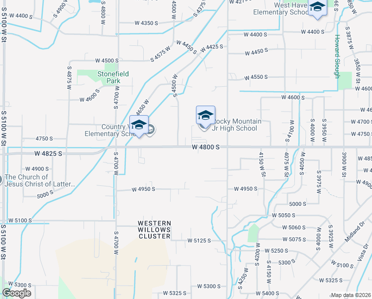map of restaurants, bars, coffee shops, grocery stores, and more near 4475 West 4800 South in Hooper