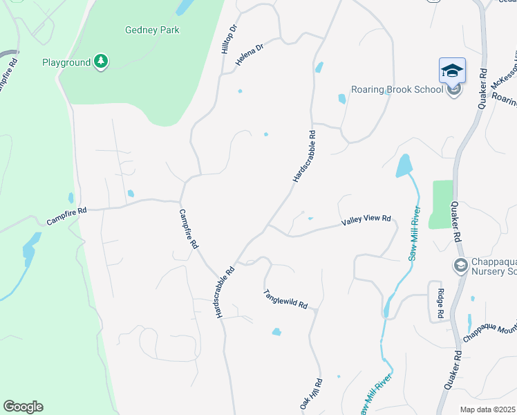 map of restaurants, bars, coffee shops, grocery stores, and more near 1112 Hardscrabble Road in Chappaqua