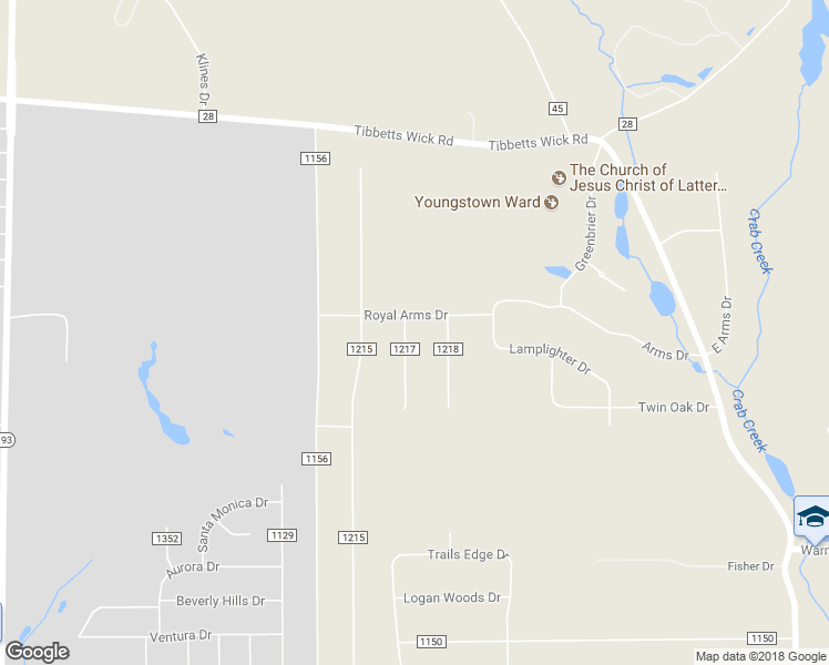 map of restaurants, bars, coffee shops, grocery stores, and more near 955 Royal Arms Drive in Girard