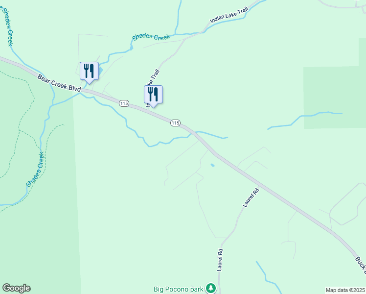 map of restaurants, bars, coffee shops, grocery stores, and more near 17 Fir Lane in White Haven