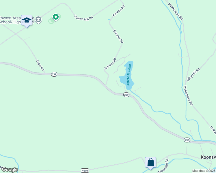 map of restaurants, bars, coffee shops, grocery stores, and more near 11 Browns Road in Shickshinny
