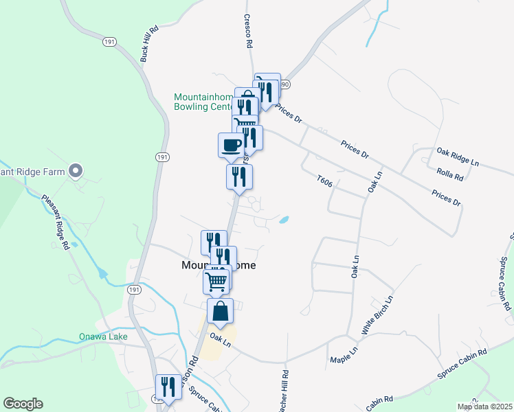 map of restaurants, bars, coffee shops, grocery stores, and more near in Cresco