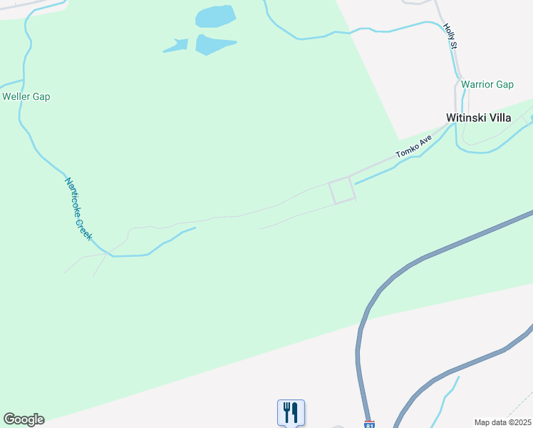map of restaurants, bars, coffee shops, grocery stores, and more near 162 Tomko Ave in Luzerne