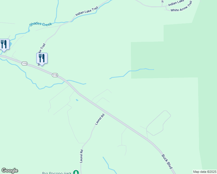 map of restaurants, bars, coffee shops, grocery stores, and more near in White Haven