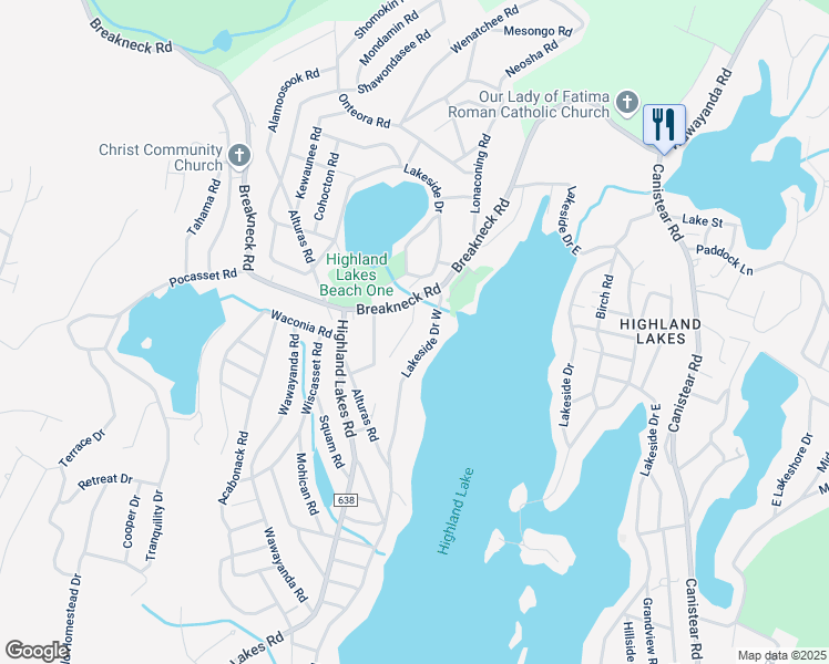 map of restaurants, bars, coffee shops, grocery stores, and more near 211 Aniwa Road in Sussex County