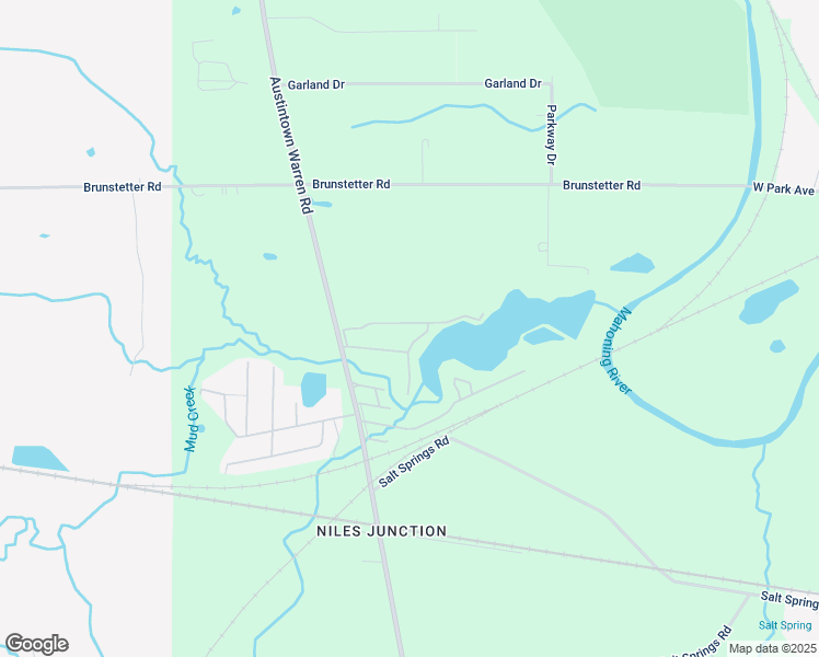 map of restaurants, bars, coffee shops, grocery stores, and more near 226 Forest Glen Road Southwest in Warren