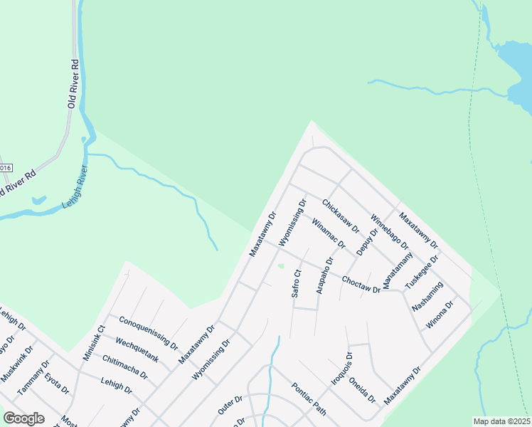 map of restaurants, bars, coffee shops, grocery stores, and more near 301 Maxatawny Drive in Monroe County