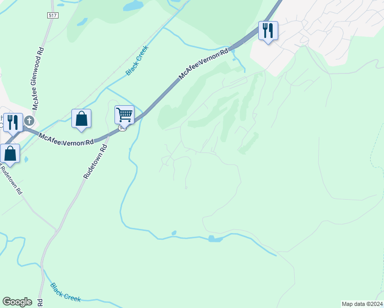 map of restaurants, bars, coffee shops, grocery stores, and more near 1 Point O Woods Terrace in Sussex County