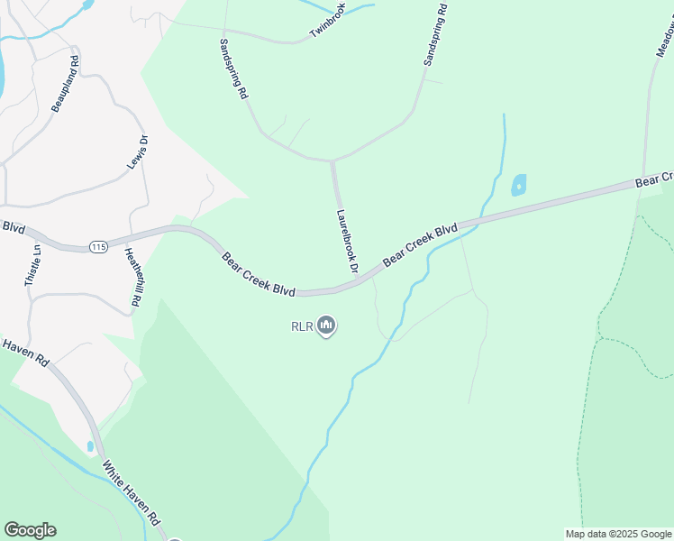map of restaurants, bars, coffee shops, grocery stores, and more near 51 Laurelbrook Drive in Luzerne County