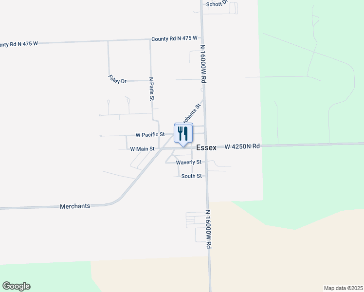 map of restaurants, bars, coffee shops, grocery stores, and more near 217 West Main Street in Essex