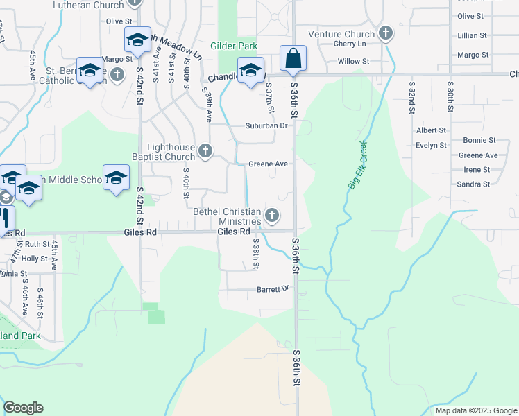 map of restaurants, bars, coffee shops, grocery stores, and more near 8214 Armstrong Circle in Bellevue